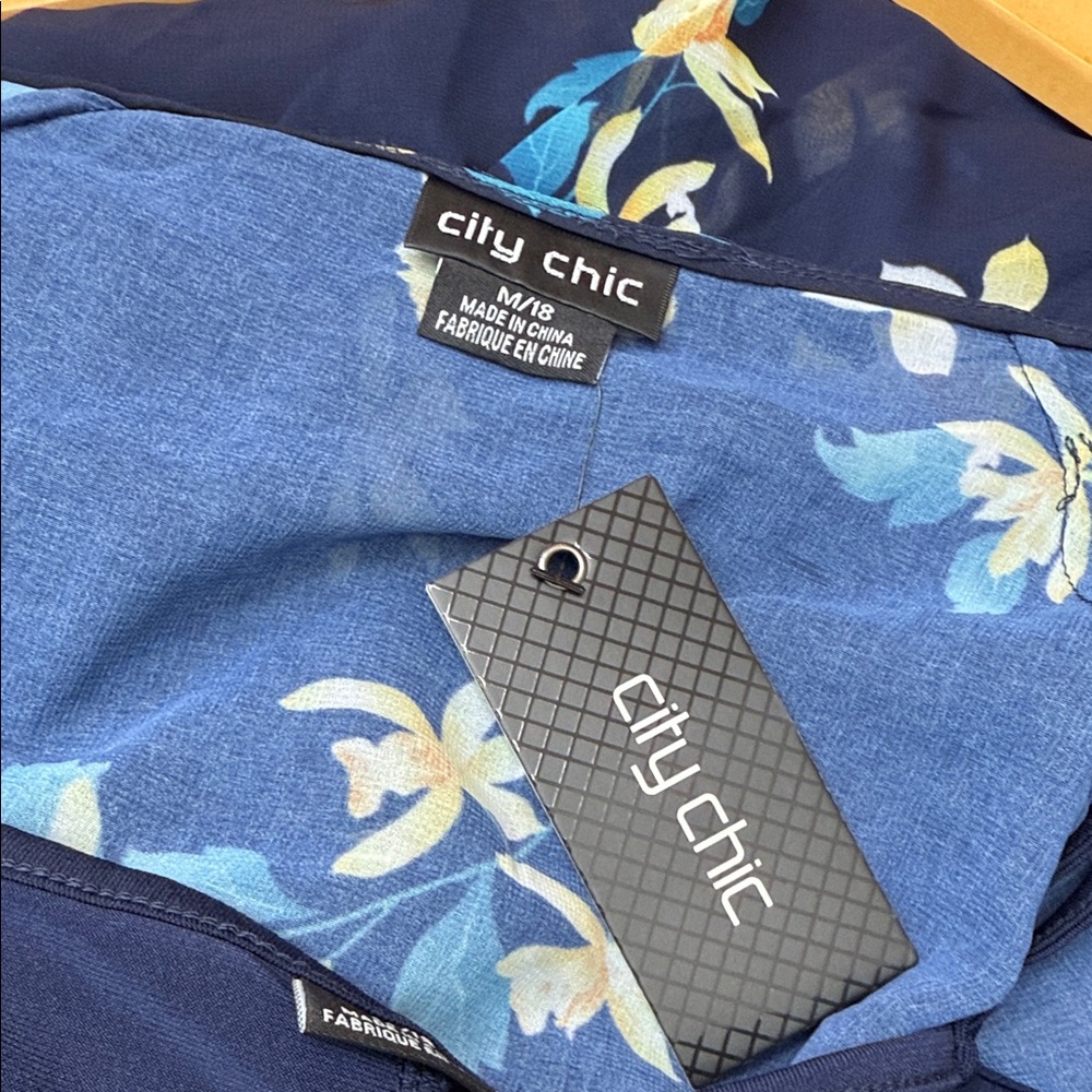 City Chic Maxi Summer Dress Wrap Dress size 18 - Picture 7 of 7